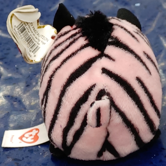 •Teeny Ty Beanie Babies Pennie Zebra - Picture 12 of 17